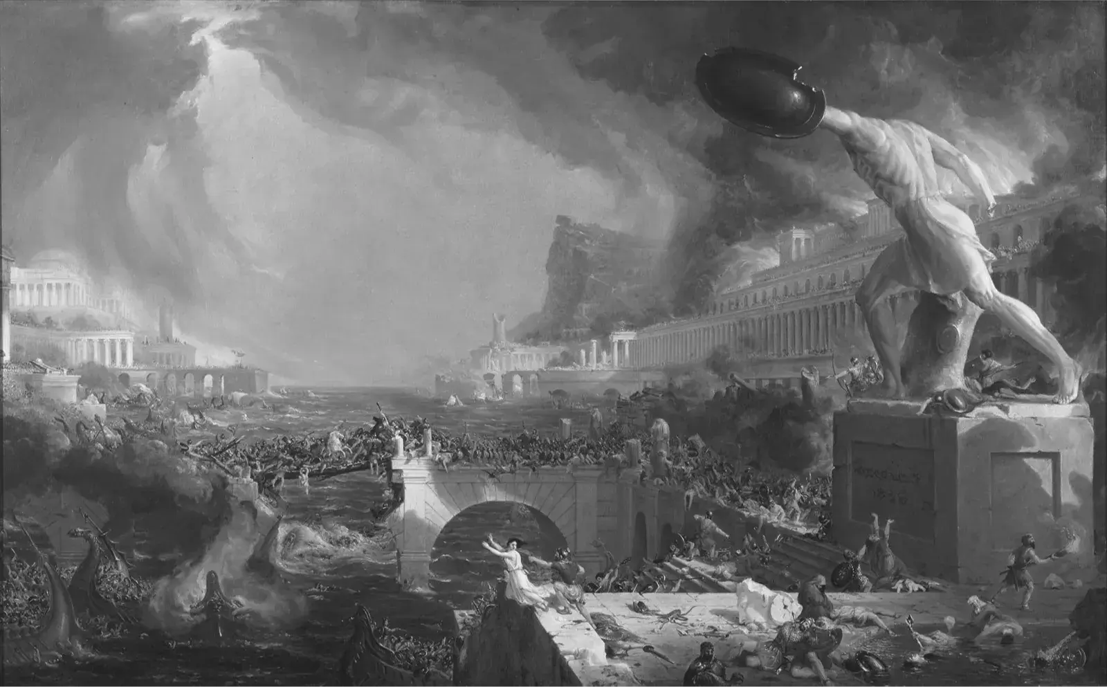 The Course of Empire (Destruction) - Thomas Cole